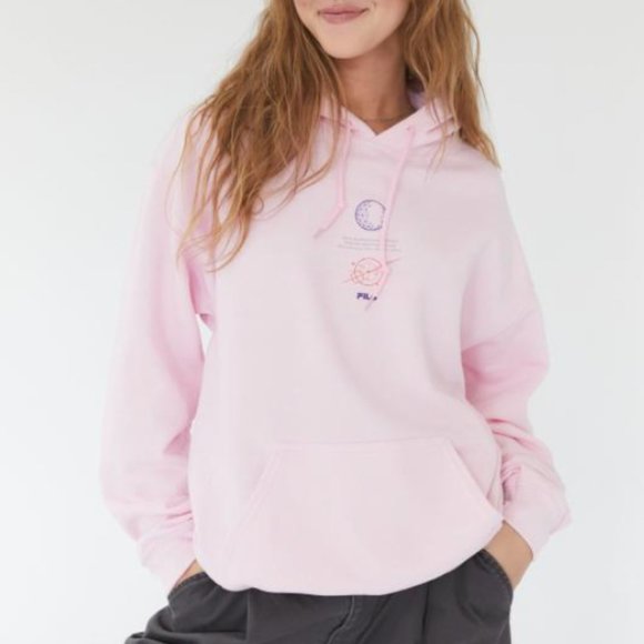NWOT FILA Voyager Collection UO Exclusive Born To Shine Hoodie Sweatshirt - Picture 1 of 4